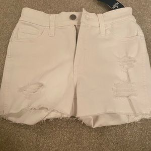 new holster white denim shorts